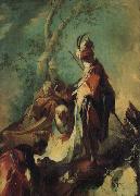 MAULBERTSCH, Franz Anton The Baptism of the Eunuch oil painting artist